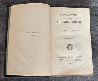 Libro Lengua Griega - Miguel de Silva