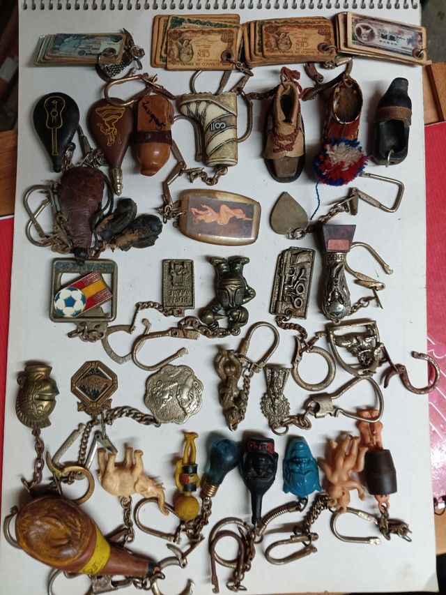 Llaveros antiguos - Coleccion variada