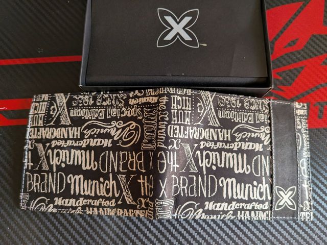 Billetera Munich - Negra y Beige