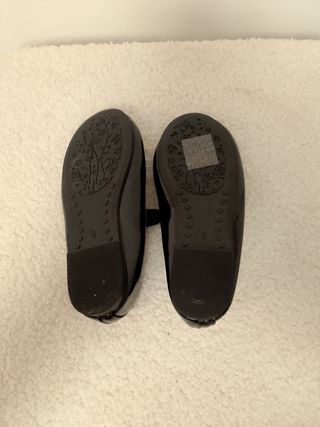 Mocasini bambina neri lucidi