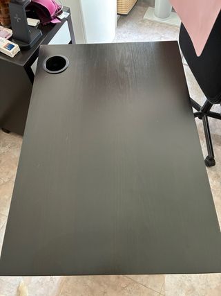 Silla oficina y escritorio Ikea Micke - negra