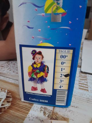 Costume Pagliaccio Bimbi 2 anni