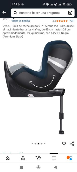 Silla coche Cybex Sirona M2 i-Size