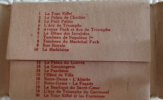 Cofanetto vintage Parigi Souvenir