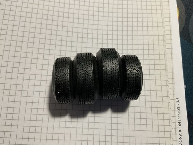 4 Gomme F1 Diorama Anni '60