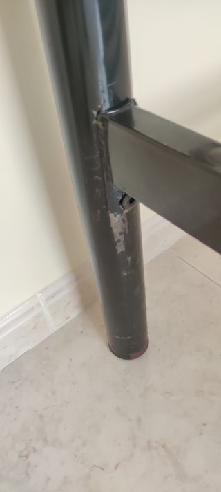 Cama litera metalica negra
