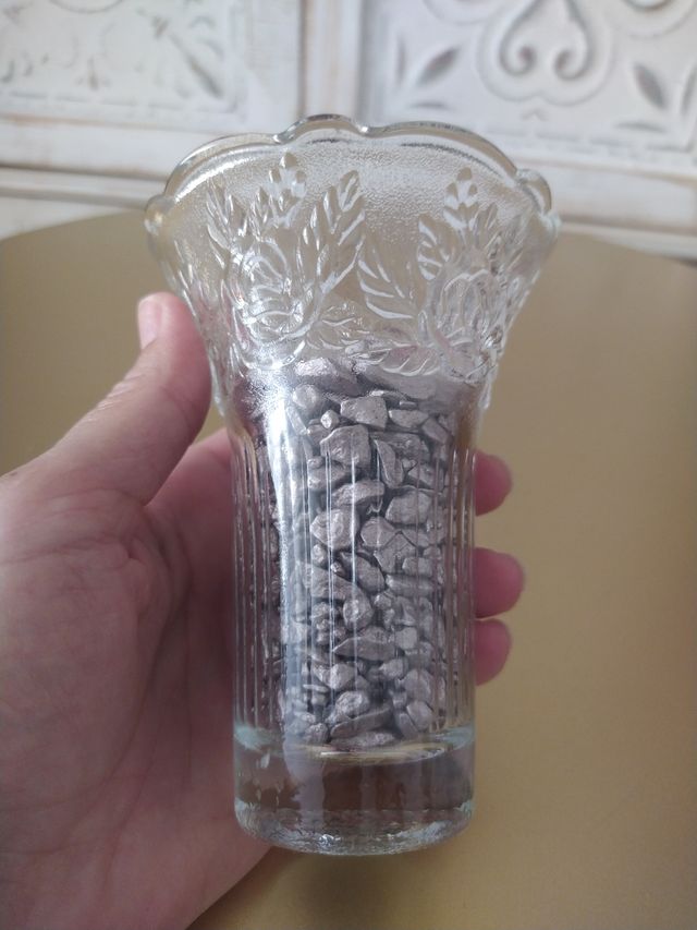 Lote jarrones/vaciabolsillos  vidrio transparente