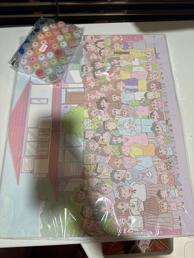 Cuadro para pintar por números