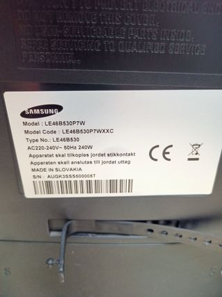 TV SAMSUNG 46" LCD