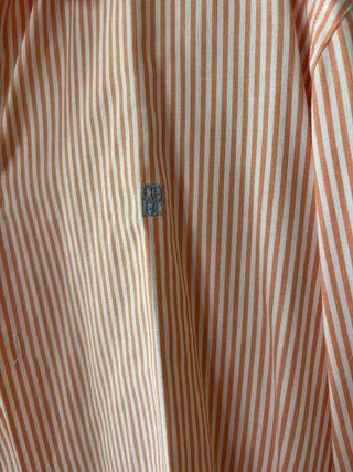 Camisa Carolina Herrera rayas naranja