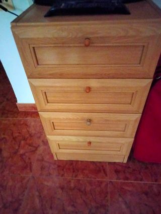 Mesilla 5 cajones madera