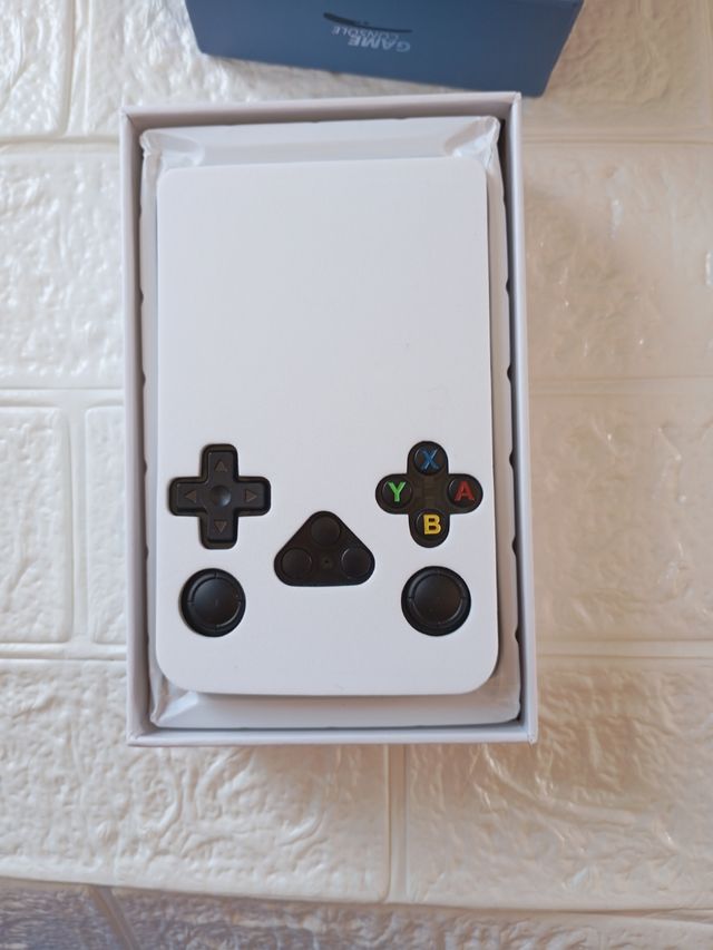 consola retro R36S azul