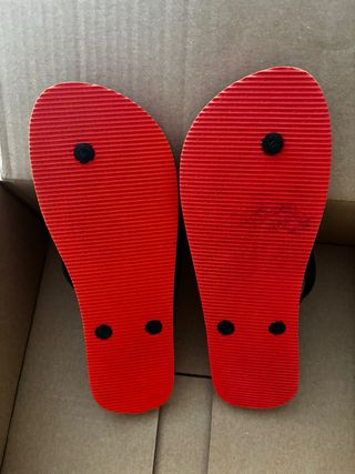 Infradito rosse souvenir viaggio a Malta 40 unisex