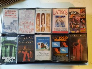 Cintas de Casette variadas, precio a negociar.