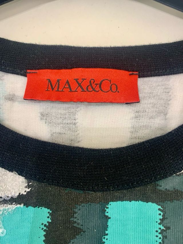 Maglia Max&Co a righe teal