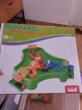 Ranitas Traga Bolas - Juego