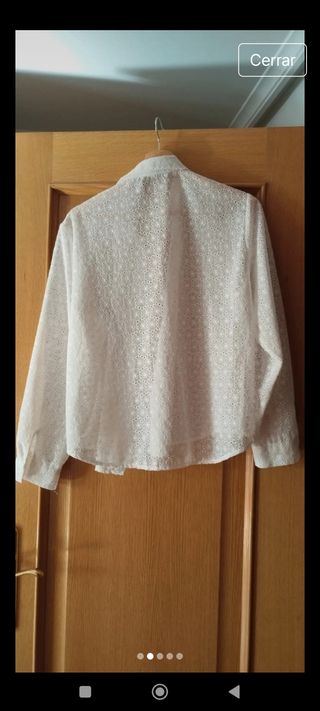 Blusa blanca mujer - Talla única