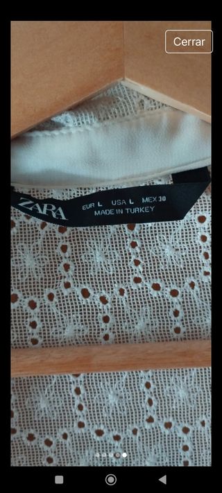Blusa blanca mujer - Talla única