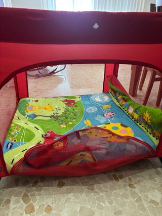 Parque Bebé Chicco Open - 0m-15kg y hamaca Olmitos