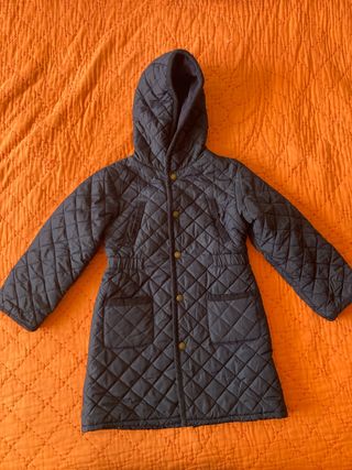 Abrigo Gocco acolchado niña 5-6 años azul marino