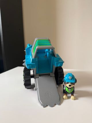 PAW Patrol: Dino Patrulla - Coche y figura