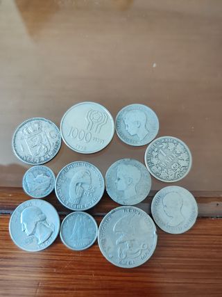 Monedas plata antiguas