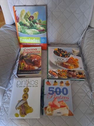 5 libros de Cocina española y pintxos