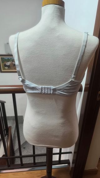 2 Sujetadores lactancia negro y gris 