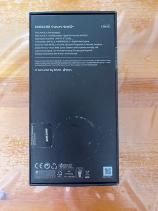 Xiaomi Redmi 9T Samsung Note 10 scatola vuota