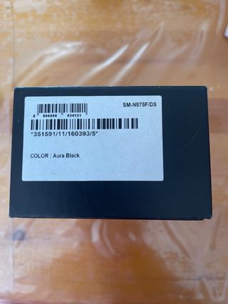 Xiaomi Redmi 9T Samsung Note 10 scatola vuota