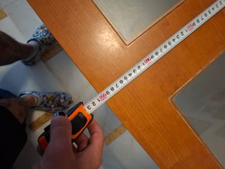 Mesa comedor madera cristal