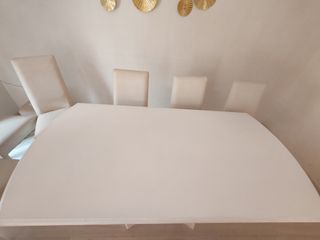 Mesa Comedor Blanca Extensible