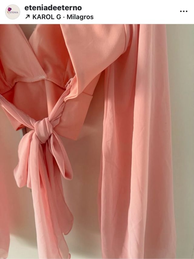 Blusa rosa - Top corto