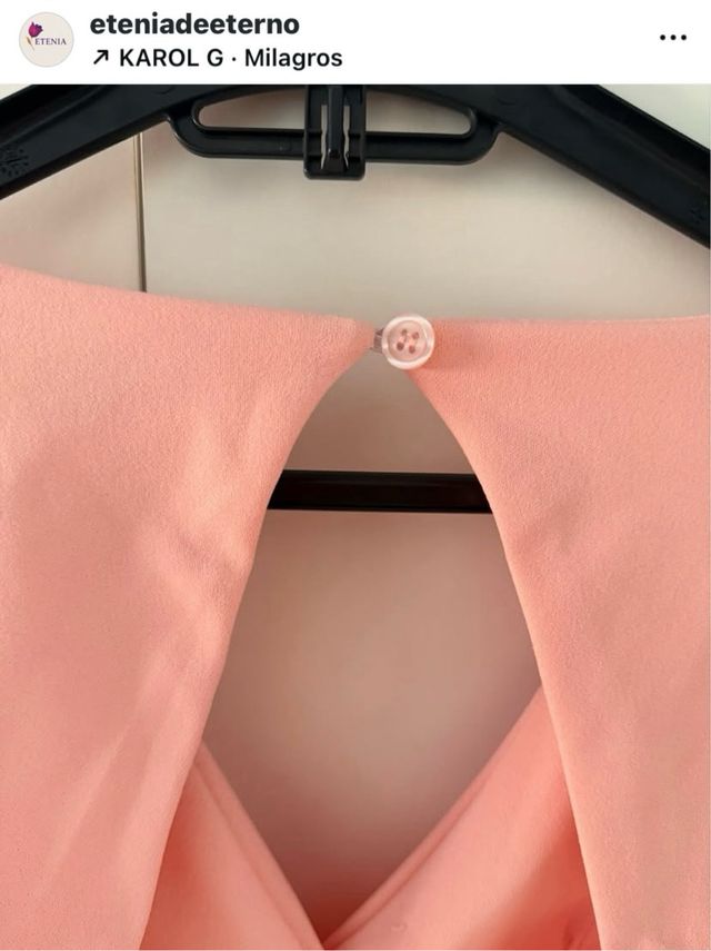 Blusa rosa - Top corto