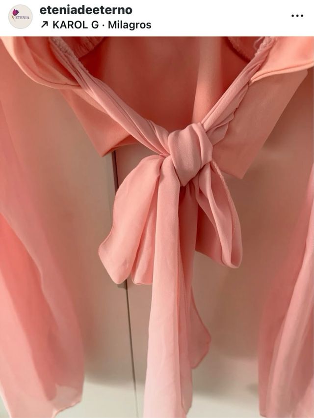 Blusa rosa - Top corto