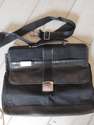 Cartella da lavoro  Rocco Barocco nera con tracoll