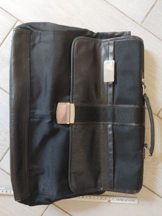 Cartella da lavoro  Rocco Barocco nera con tracoll