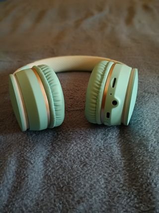 Cascos Bluetooth azules 