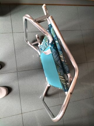 Silla Plegable Playa - Tela Metal