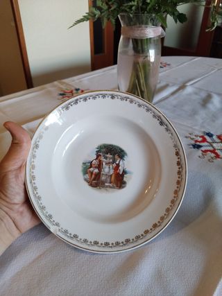 🇪🇦 Plato La Asturiana Gijón - loza