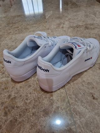 Zapatillas Reebok Classic 42.5 Hombre Blancas