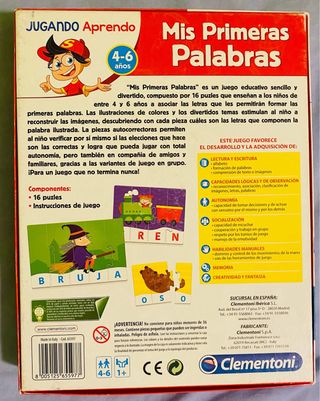 Puzzle Clementoni: Mis Primeras Palabras
