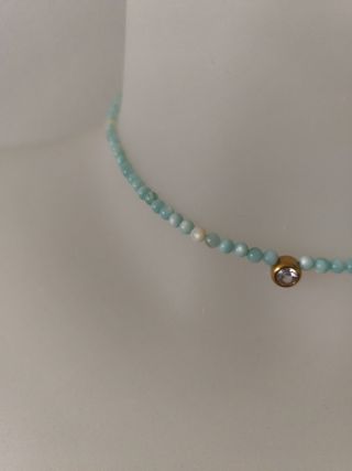 Collar de concha y acero inoxidable