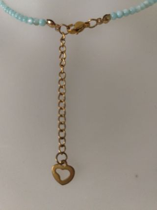 Collar de concha y acero inoxidable