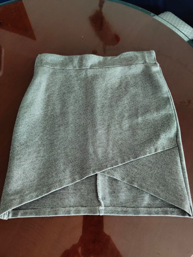 Falda gris - Mini Falda