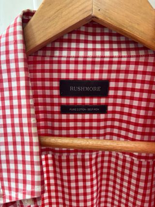 Camisa cuadros rojos Rushmore