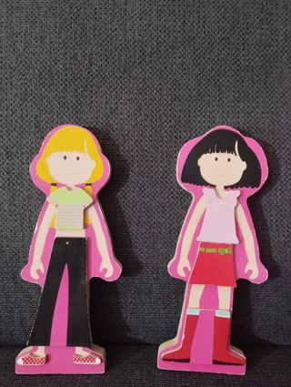 Muñecas de madera para vestir