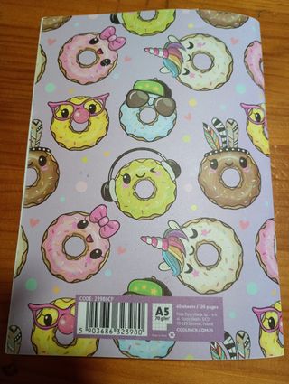 Libreta Donuts Kawaii