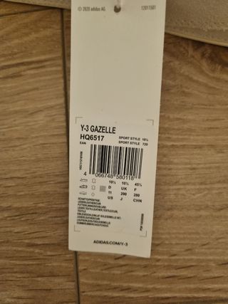 Y-3 Gazelle - Zapatillas Beige