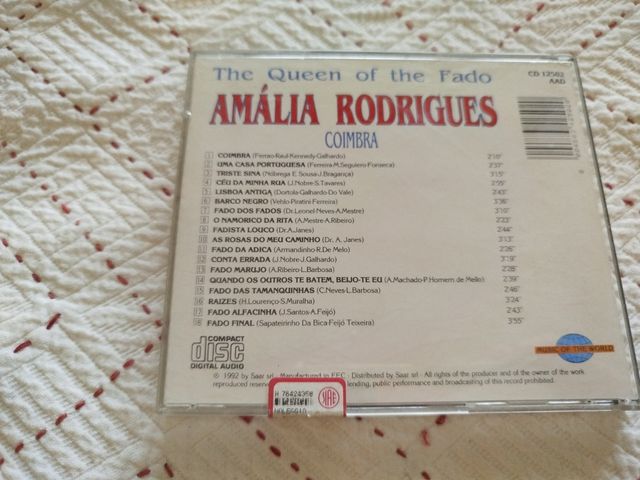 CD Amália Rodrigues - Coimbra - 18 tracce